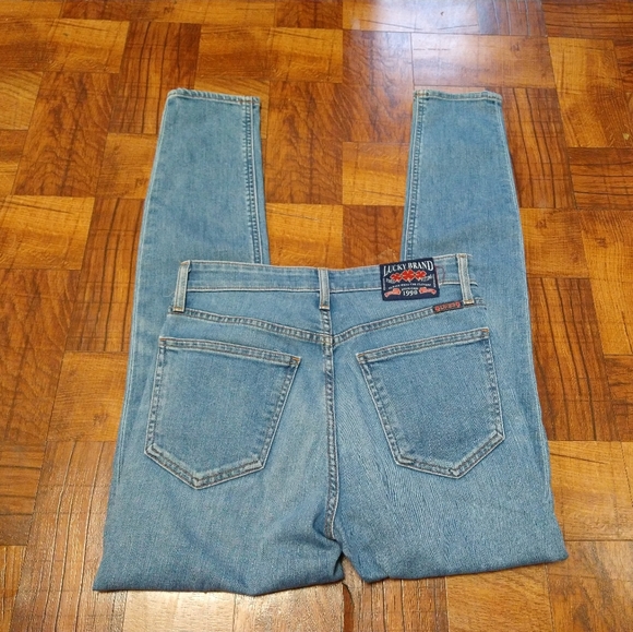 Lucky Brand Bridgette Skinny Clover Edition Blue Jeans Women's Size 26 - Picture 5 of 7